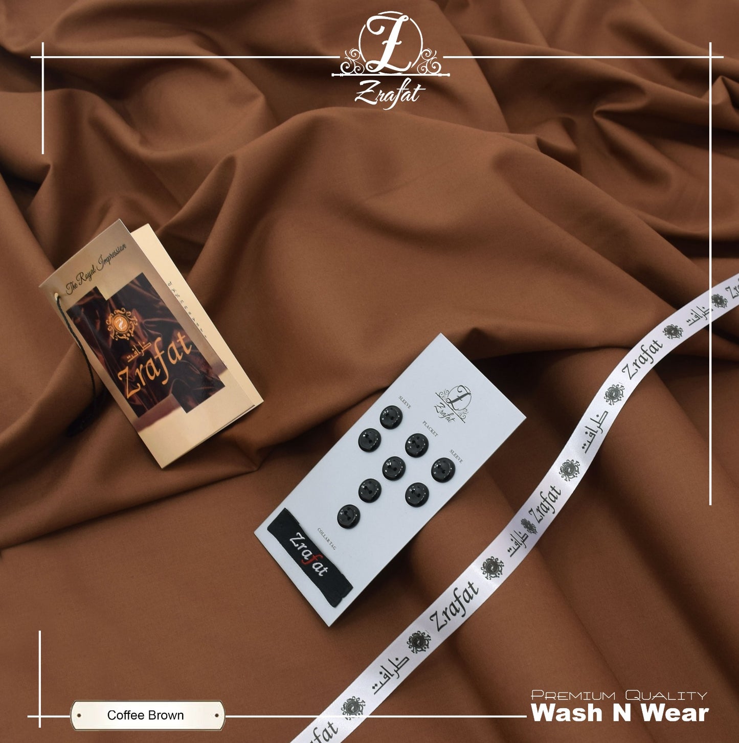 Zrafat Men Wash & Wear Unstitched Suit ā 15 Colors