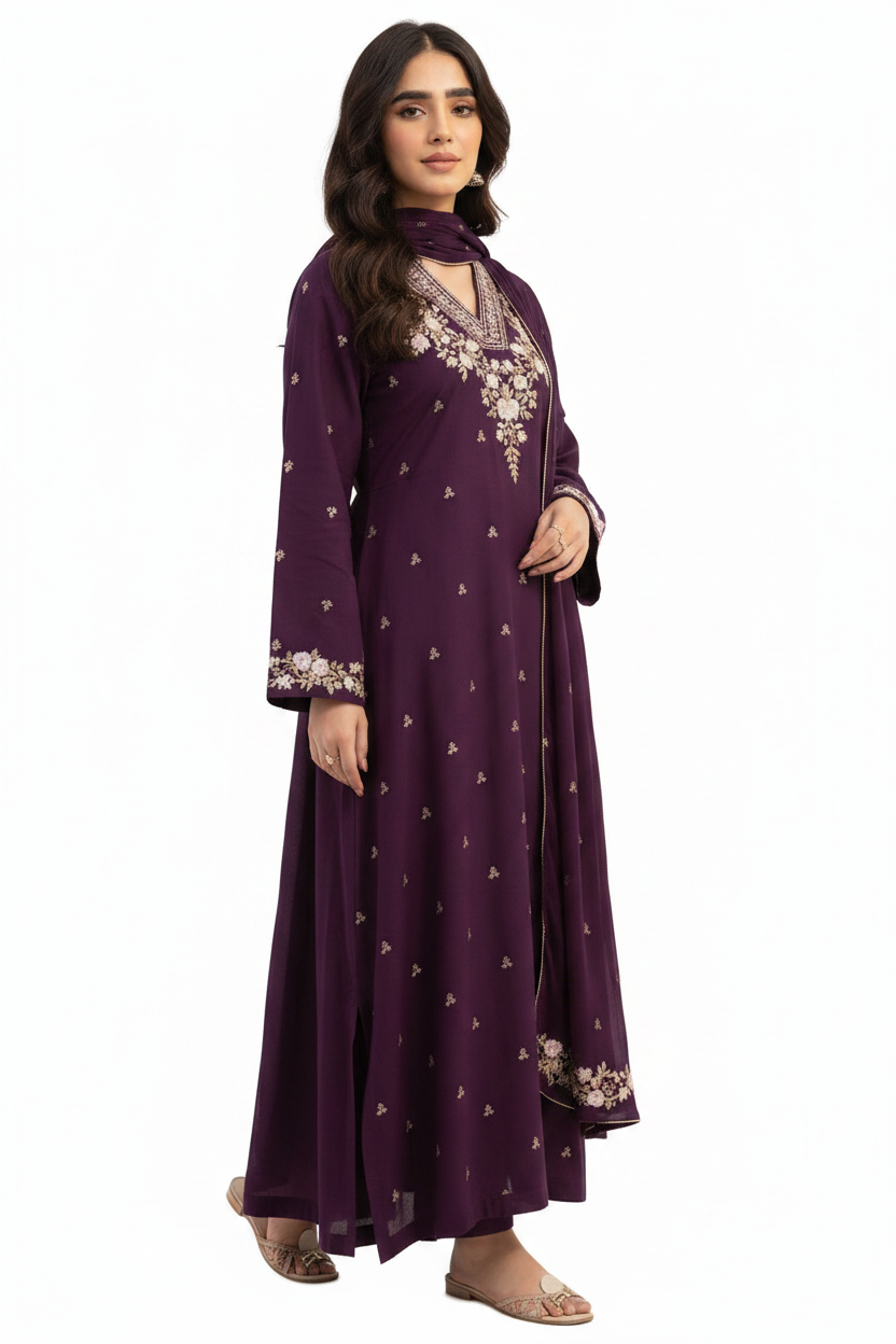 Peezwan Premium Lawn – Unstitched 3Pc