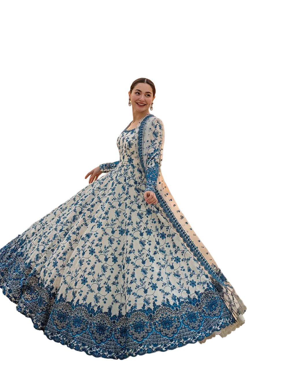 ✨ Faiza Saqlain Jehona Unstitched 3 Piece Fancy Luxury Lawn Suit – Free Size