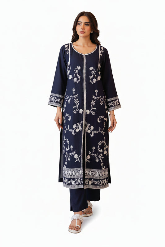 Marium & Maria, Embroidered  2 Piece Suit