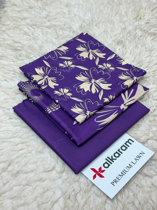 Alkaram – 3 Piece Printed