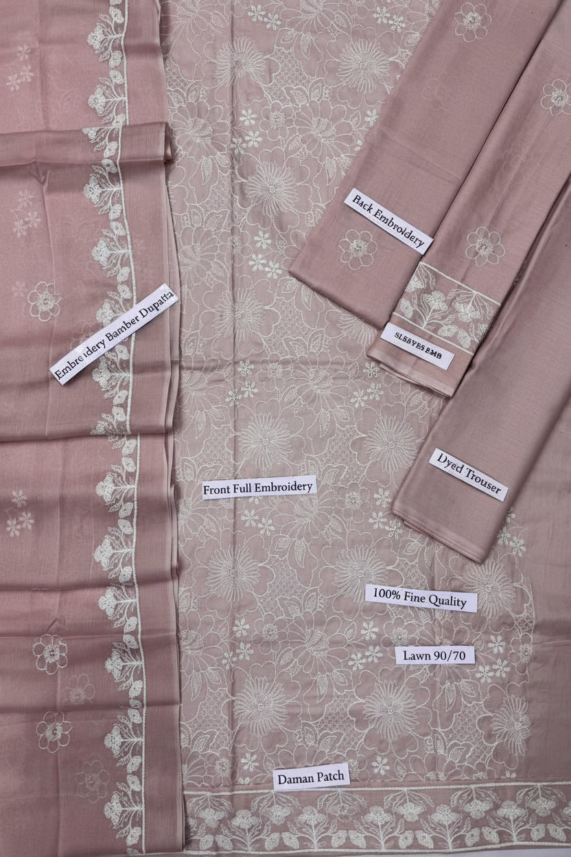 Bareeze Premium Airjet Lawn 3 Piece Unstitched – Premium Collection