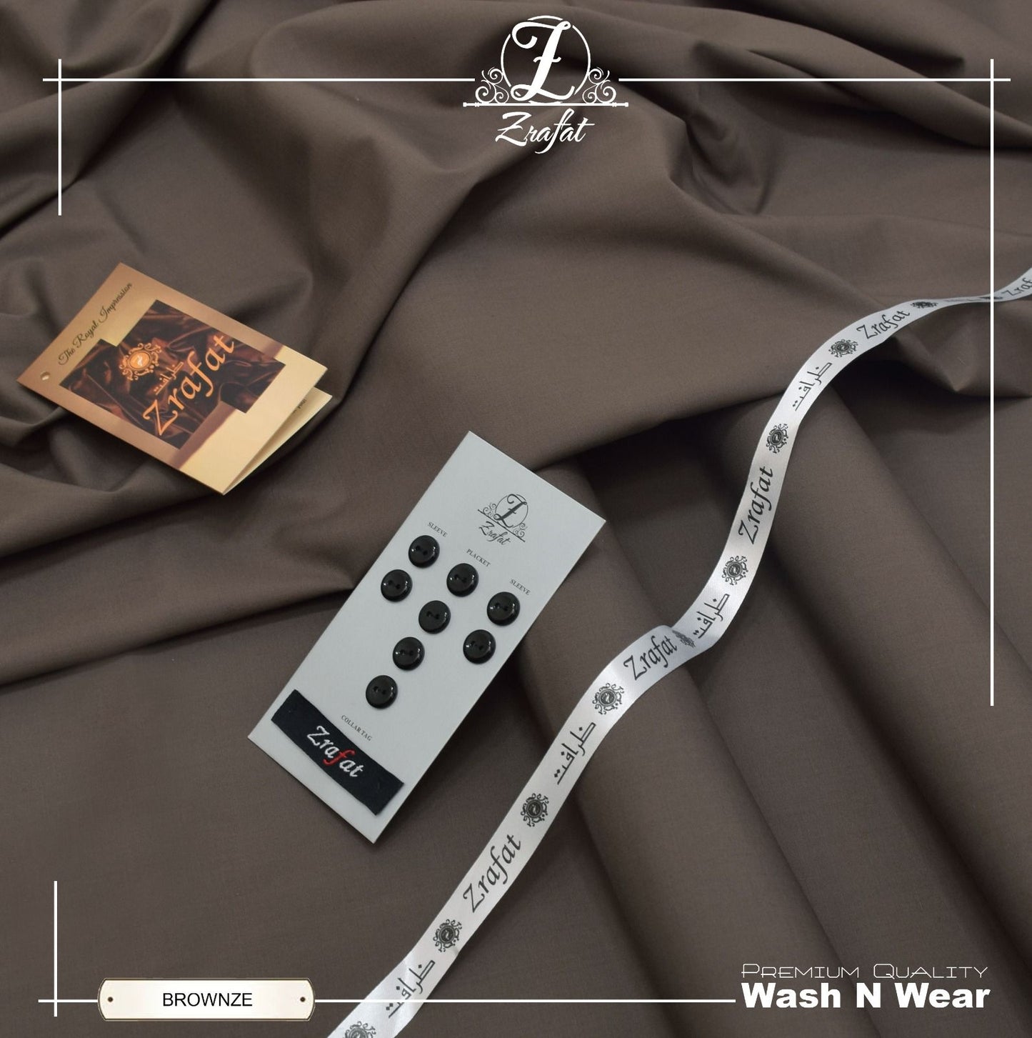Zrafat Men Wash & Wear Unstitched Suit – 15 Colors
