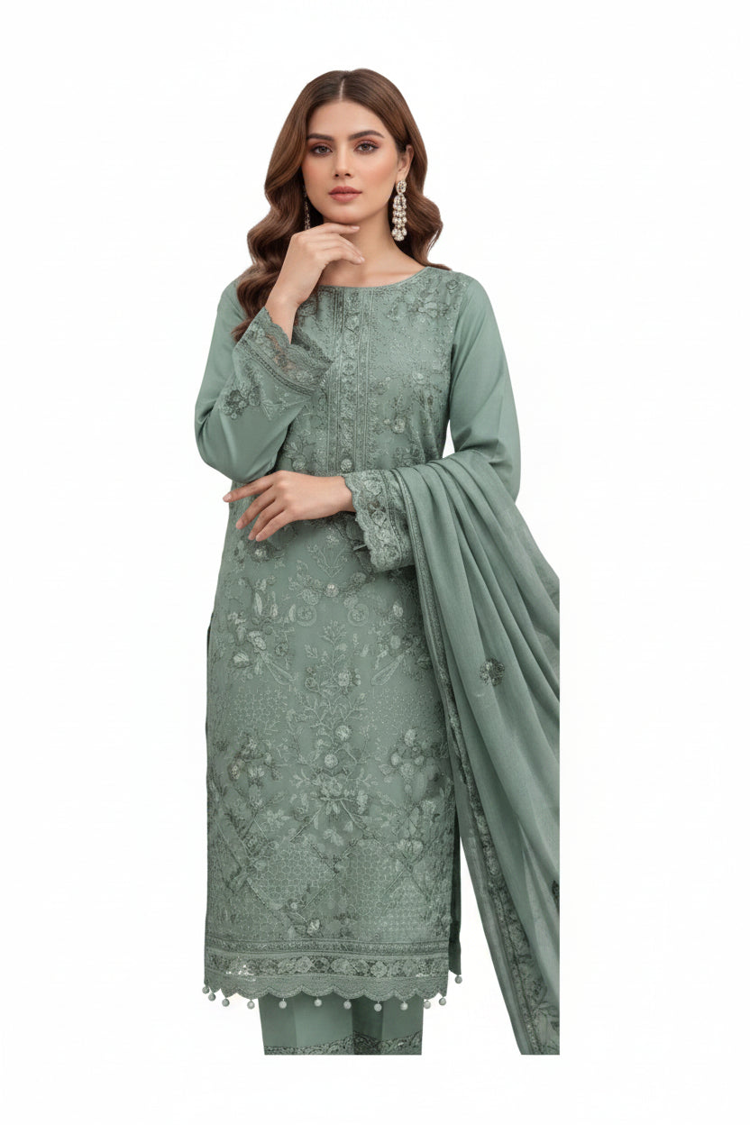 Bareeze Premium Airjet Lawn 3 Piece Unstitched – Premium Collection