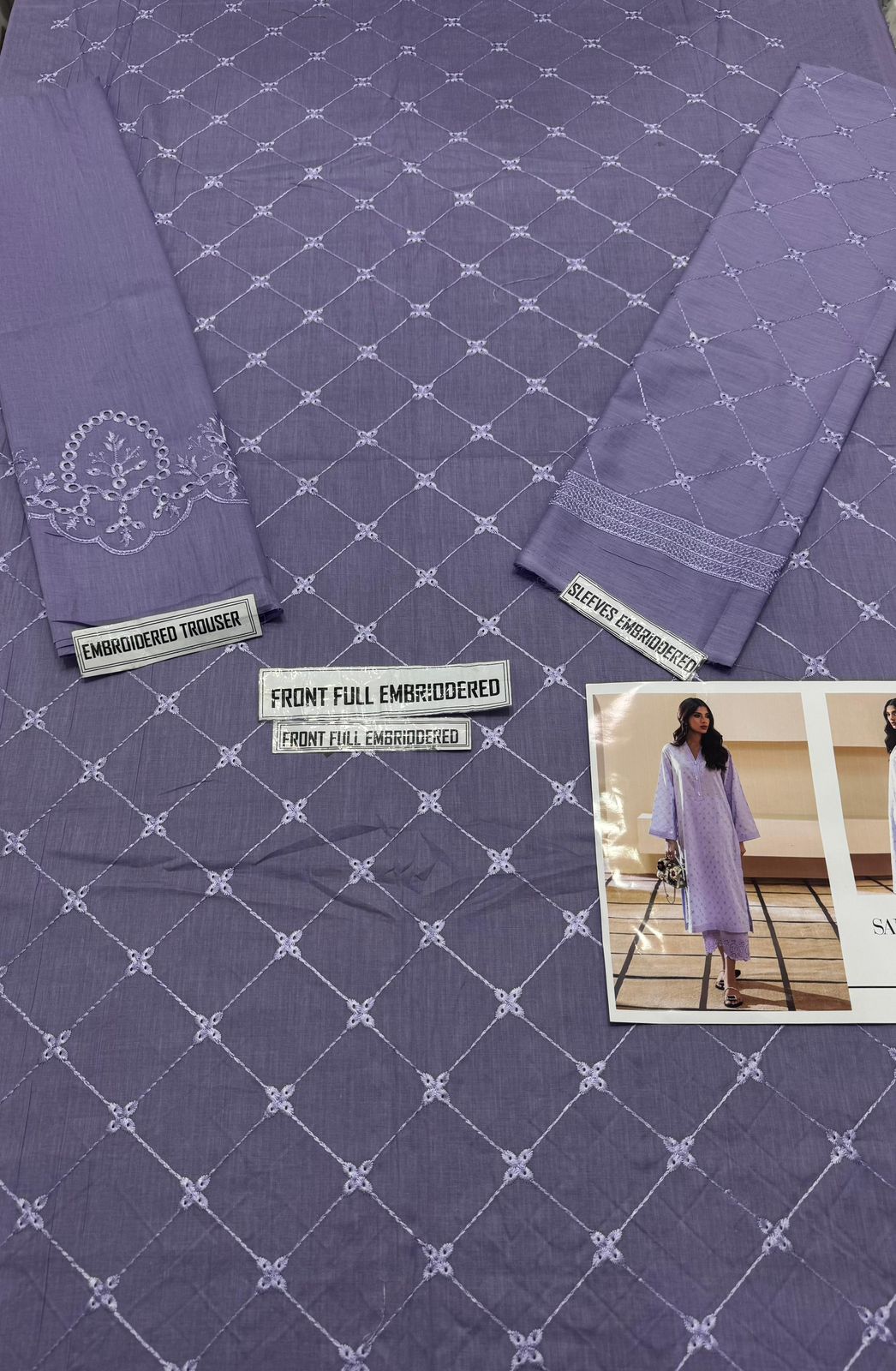 Sana Safinaz Premium Embroidered 2PC Lawn Suit