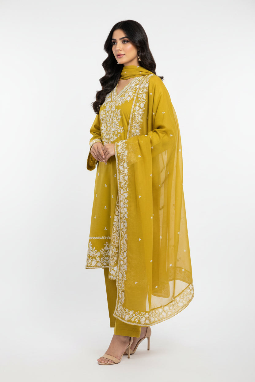 Peezwan Premium Lawn – Unstitched 3Pc