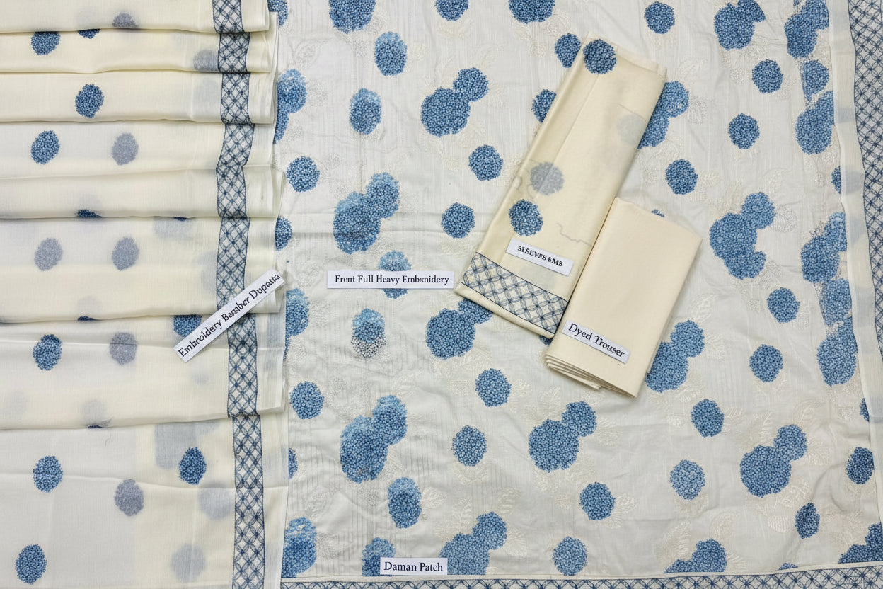 Bareeze Premium Airjet Lawn 3 Piece Unstitched – Premium Collection