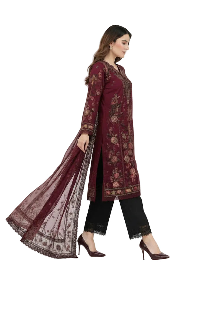 Bareeze 6136 – Unstitched 3 Piece Lawn Suit