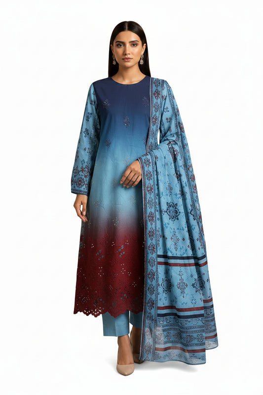 Rang-e-Bahar,3 Piece Suit