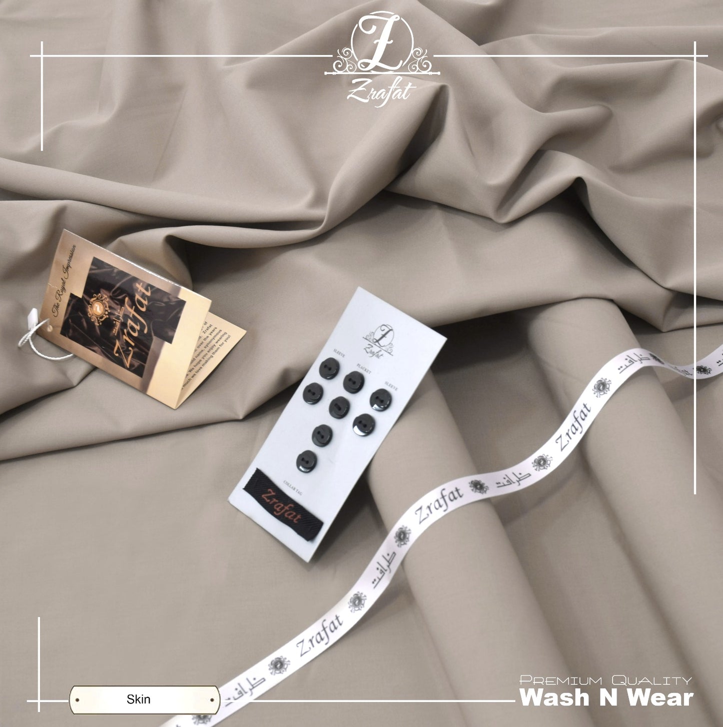 Zrafat Men Wash & Wear Unstitched Suit – 15 Colors