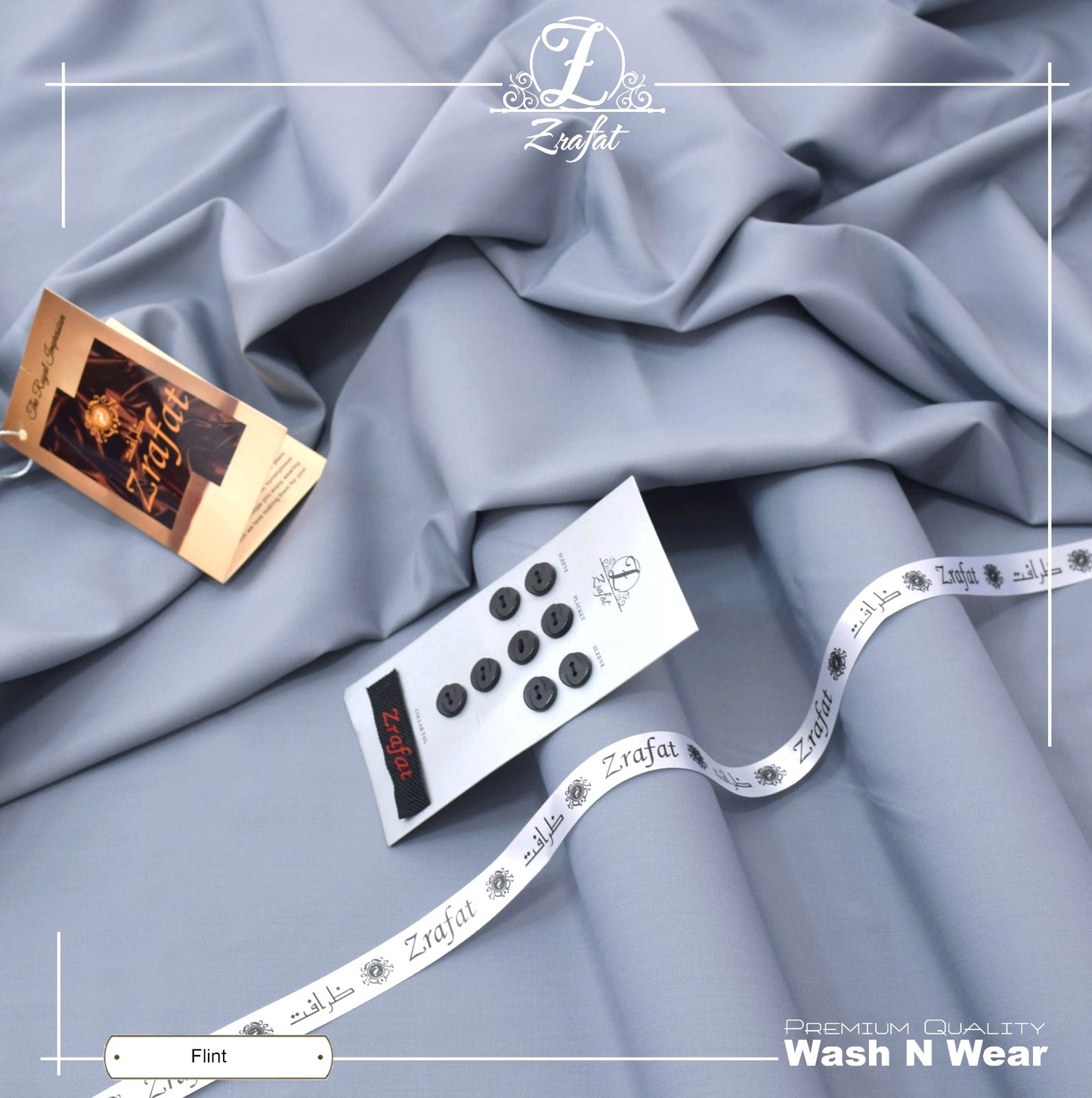 Zrafat Men Wash & Wear Unstitched Suit – 15 Colors