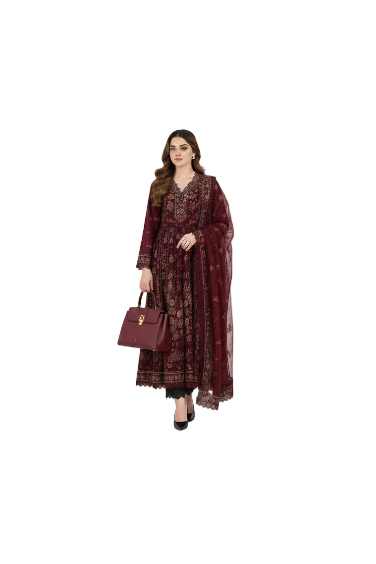 Bareeze 6136 – Unstitched 3 Piece Lawn Suit