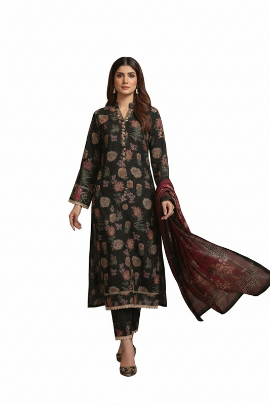 Aneelas Lawn 2026  3-Piece Unstitched