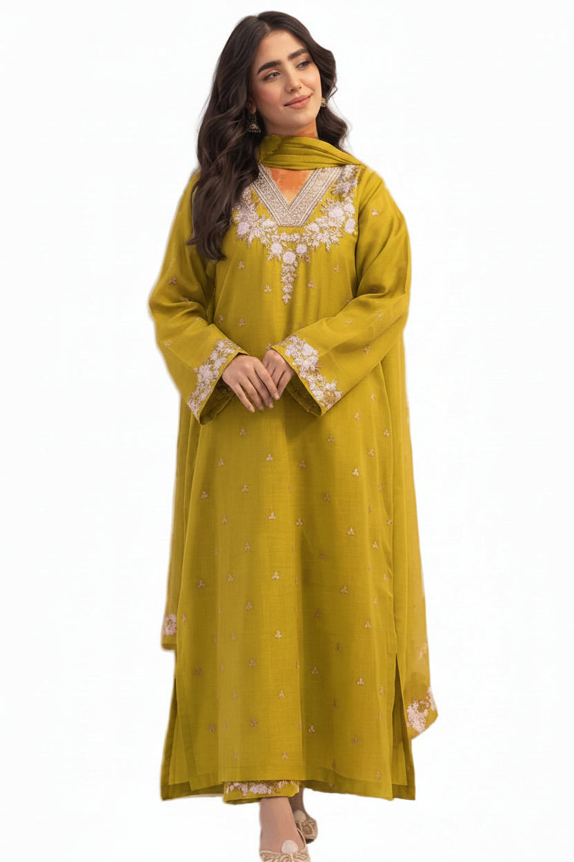 Peezwan Premium Lawn – Unstitched 3Pc